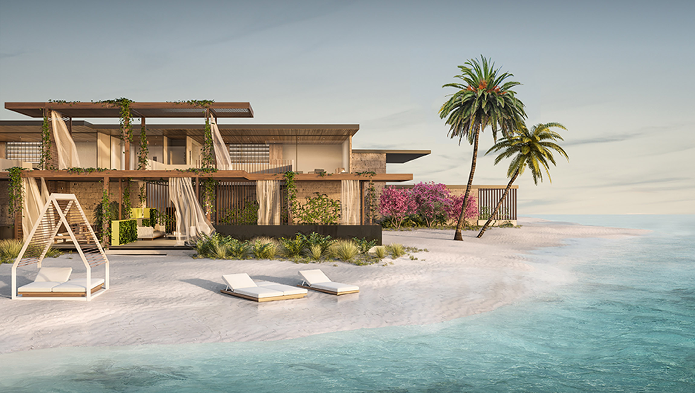 Luxury beachfront homes Dubai
