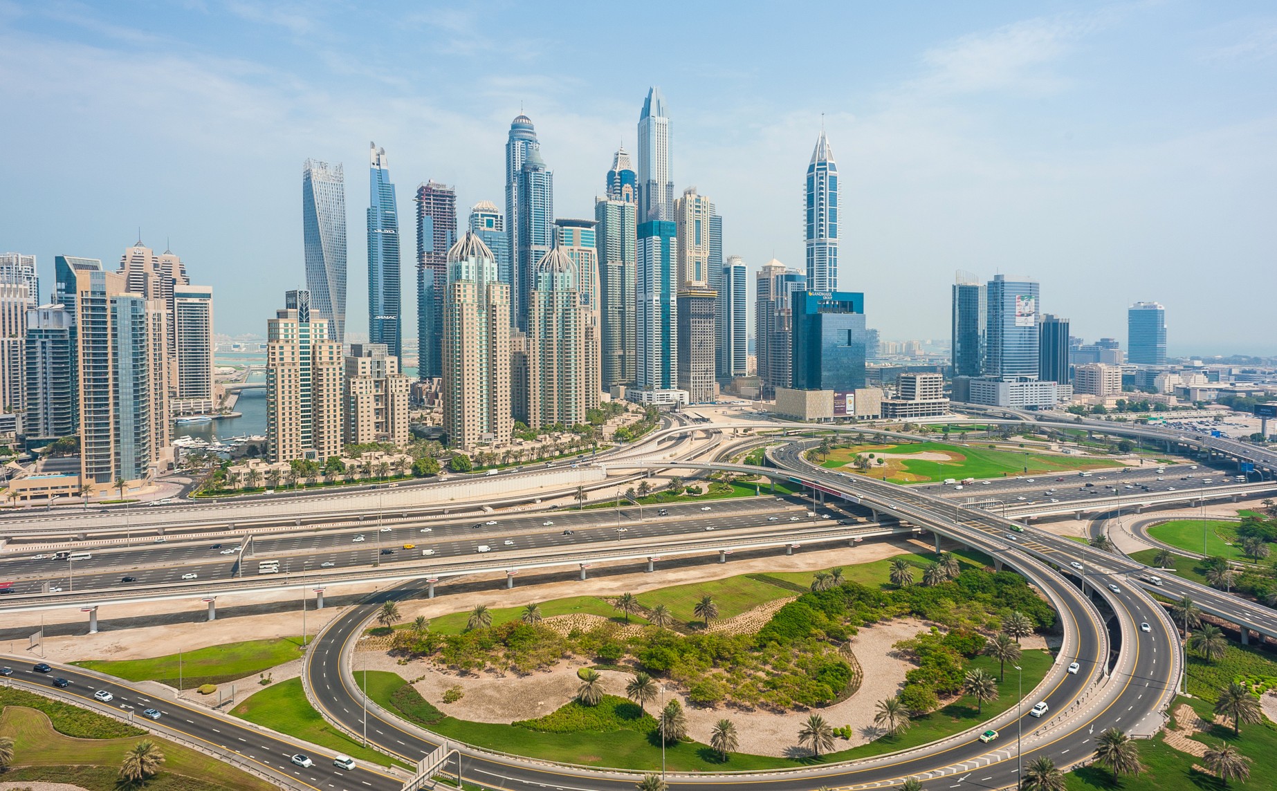 Real estate on Emirates Road, Dubai