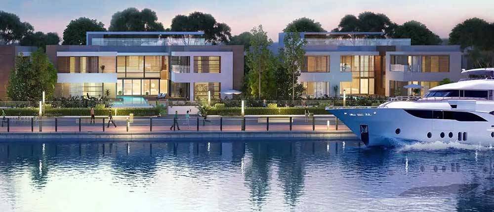 Dubai luxury waterfront homes
