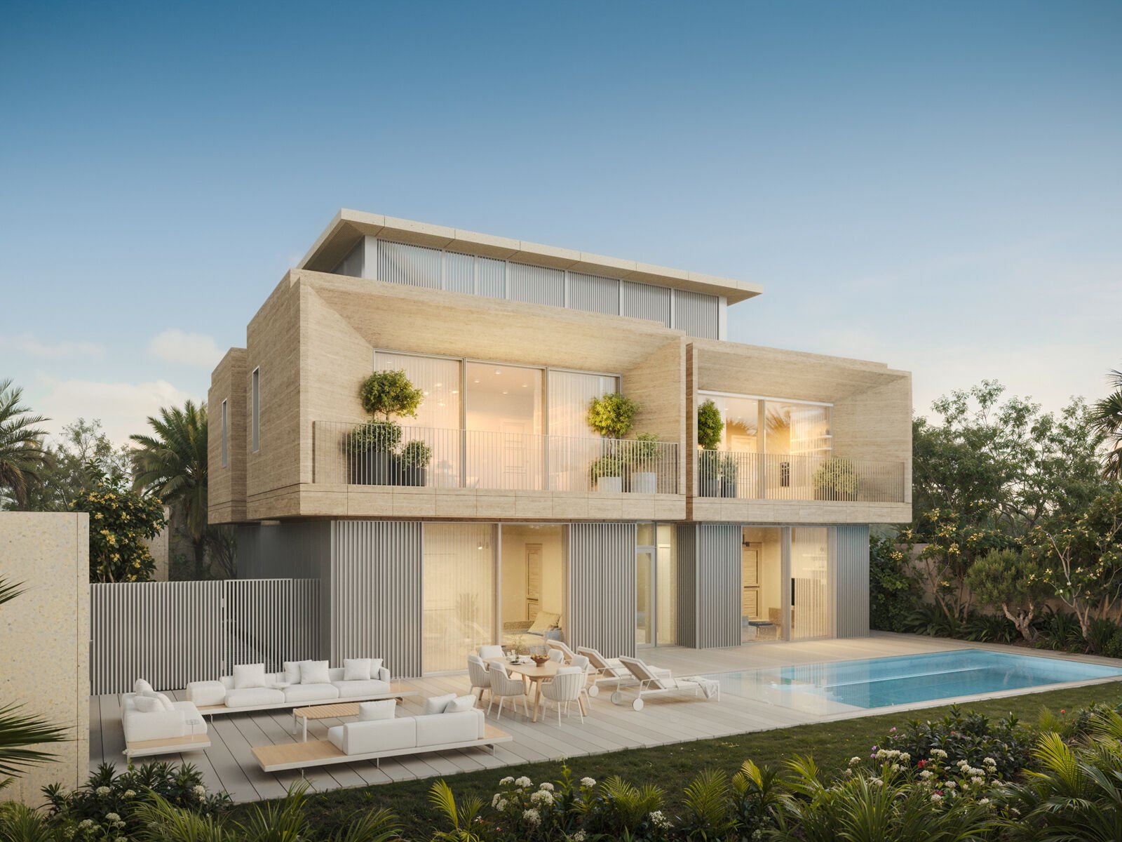 Luxury villas with private pools Dubai