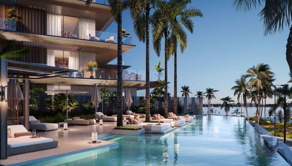 Beachfront apartments in Dubai Islands