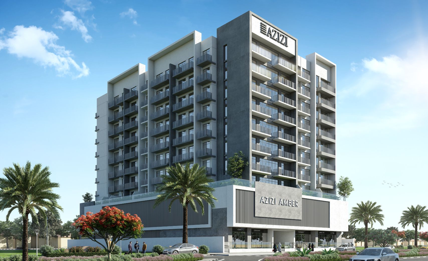Azizi villas in premium locations