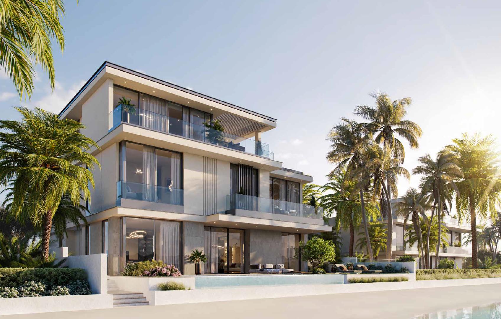 Luxury beachfront villas Dubai