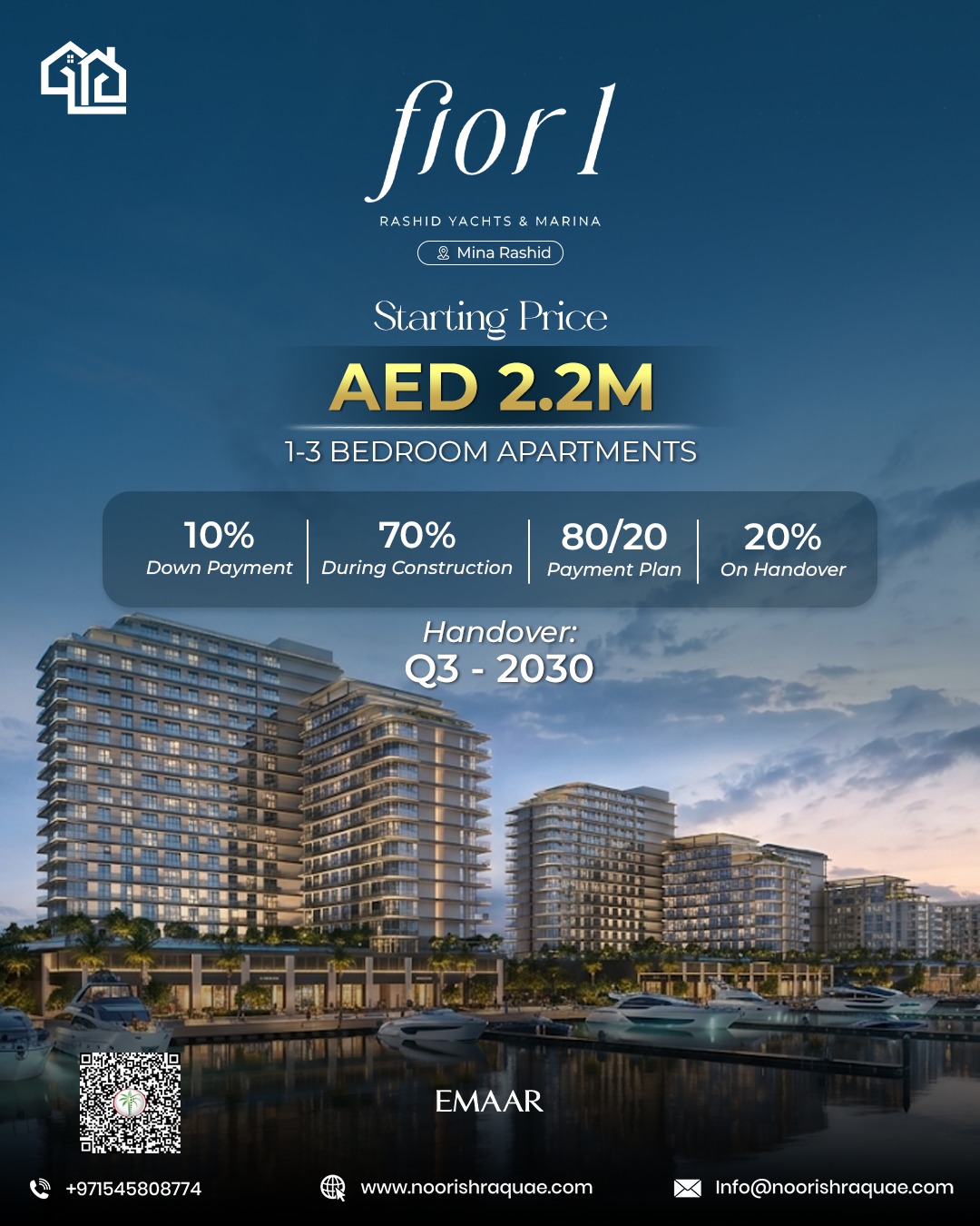 Fior 1 by Emaar at Rashid Yachts & Marina