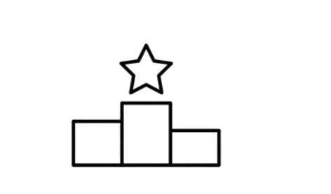 Multi Level Green Podium
